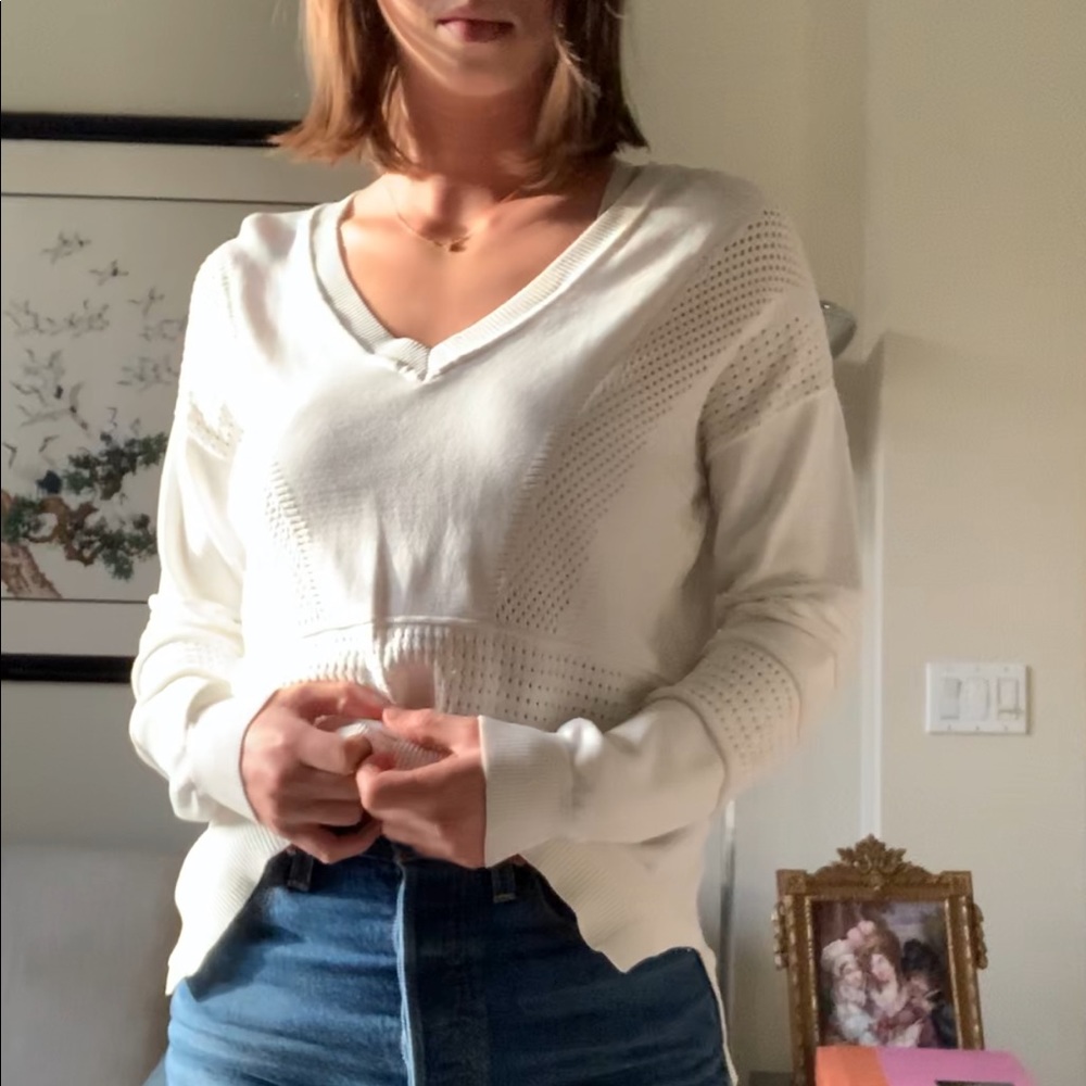 Topshop White Sweater